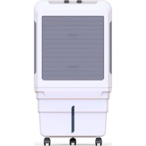 Bajaj DMH 85X 85L Desert Air Cooler | High Air Delivery with Turbo Fan Technology | 3-Side Honeycomb Cooling & 4-Way Swing | Inverter Compatible | 1 Year Warranty【White】