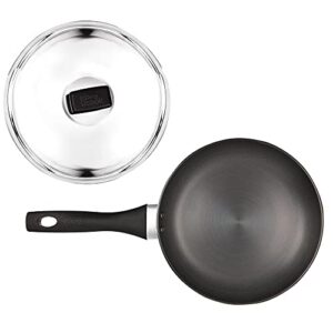 MILTON Pro cook Induction Cookware & Gas Stove Friendly Hard Anodized Non-Stick Fry Pan 26 cm/2.2 Litre | Stainless Steel Lid Fry Pan for Stir-Fry | Omelette Pan | Fish Frypan | 3 Year Warranty