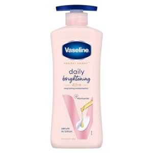 Vaseline Daily Brightening Body Lotion For Healthy & Glowing Skin with Niacinamide 400ml