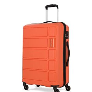 Kamiliant American Tourister Harrier|Trolley Bag Check-in Large Size (79 cms) for Travel| Hard Case Polypropylene (PP) Suitcase|360° 4-Wheel Spinner Luggage Trolley|Combination Lock|Carrot Orange