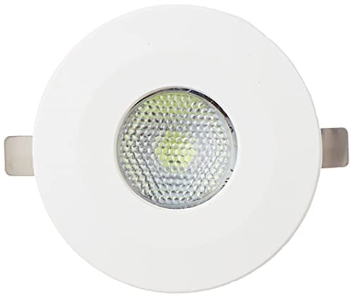 wipro Polycarbonate Garnet 2W Led Integrated Spotlight | Green Color | Compact Design Ceiling Spot Light for Cabinets & Wardrobes| Cutout - 33Mm|Pack of 3