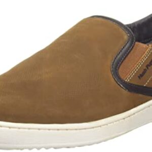 Hush Puppies Men’s Smith PERF Slip ON E Tan Casual Shoe’s – 8 UK (8533399)