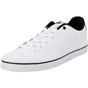 Puma Unisex-Adult Court Point Vulc Perf V2 White-Black Sneaker-3.5 UK(36368501)