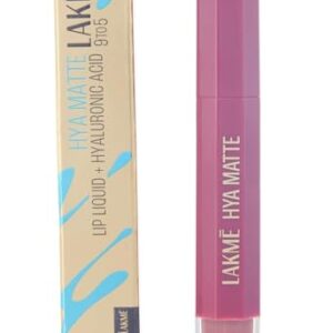 Lakme 9to5 Hya Matte, Peachy Pro Liquid Lipstick, for Soft and Supple Lips, with Hyaluronic Acid & Vitamin E, Matte Finish, Smudge-Proof, Long-Lasting, for Women, 5.3 ml,