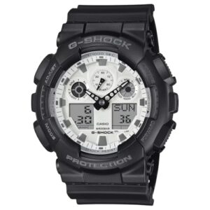 Casio G-Shock GA-100WD-1ADR Analog-Digital White Dial Men (G1635)
