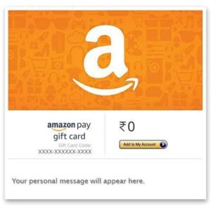 a for Amazon (Orange) – Amazon Pay eGift Card