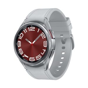 Samsung Galaxy Watch6 Classic (Smartchoice) (Silver, 43mm) | Rotating Bezel | Bluetooth | Monitor BP and ECG | Track Sleep and Health | Upto 40hrs Charge with Fast Charging | Galaxy Ecosystem | IP68