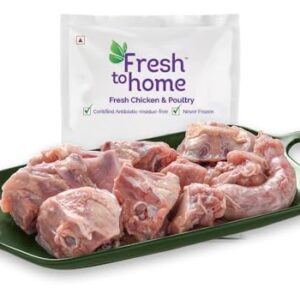 FreshToHome Adult Chicken Soup Bones 480G To 500G Pack For Broth/Stock Antibiotic-Residue-Free Fresh Never Frozen