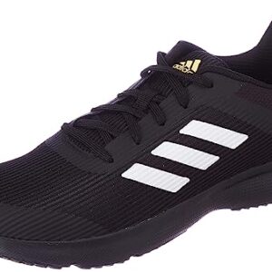 Adidas Men Mesh Racard M Running Shoe CBLACK/FTWWHT/HALGOL (UK-6)
