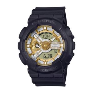 Casio G-Shock GA-110CD-1A9DR Gold Analog-Digital Dial Black Resin Strap Men’s Watch Shock and 200M Water Resistant G1520