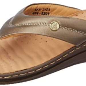 Scholl Womens MYRA THONG Gold Slipper UK 3 (6748201)