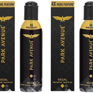Park Avenue Men Regal No Gas Premium Perfume Long Lasting Citrus Fragrance Spray 130Ml (Pack Of 2), Pack Of 1
