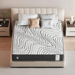 Springwel Embrace Orthopedic Memory Foam 6 Inch Bed Mattress | 15 Yrs Warranty | Spine & Back Support | Breathable & Anti Microbial Bamboo Charcoal Fabric Cover |King Size (75X72X6) Inches