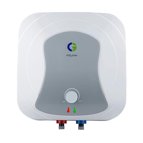 CG-Azuma 15Ltr Storage Water Heater (Geyser) 5-star | 100% Copper Element | Hirise Suitable | Glasslined Tank | IPX4 Rated | Anti Corrisive Rod | Free Installation | 2 Yrs Product 7 Yrs Tank Warranty