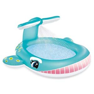 Intex Plastic Whale Spray Pool, Multi Color, Kid