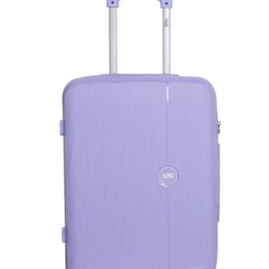 Wiki Zine 8 Wheel Hardside Polycarbonate Trolley by Wildcraft,Large,Pstl_Prpl