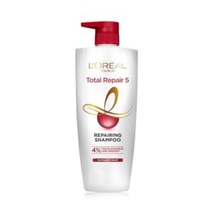 L’Oreal Paris Shampoo, For Damaged and Weak Hair, With Pro-Keratin + Ceramide, Total Repair 5, 1ltr