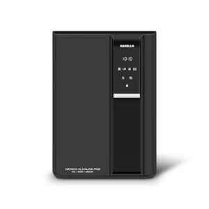 Havells Gracia FAB Alkaline Water Purifier (Black), RO+UV+Alkaline, Hot, Warm & Ambient Water, Copper+Zinc+Minerals, 9 Stage Purification, 6.5L SS Tank, Suitable for Borewell, Tanker & Municipal Water