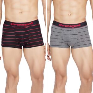 Chromozome Men Trunk CZ 408 (Pack of 2) S Multi 1