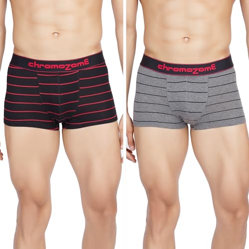 Chromozome Men Trunk CZ 408 (Pack of 2) S Multi 1