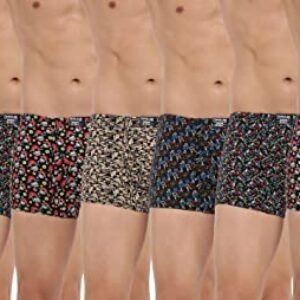 Dollar Bigboss Men’s Cotton Assorted Pack of 7 Printed Trunk (8905474830813_Mbtr-09-Crazymini-Po7-Xxl