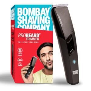 Bombay Shaving Company Pro Beard Trimmer For Men | Beard Trimmer for Man | Hair Trimmer for Man | 6 Combs, Self-Sharpening Blades, Type C | Trimmer Men Beard | Trimmers for Man