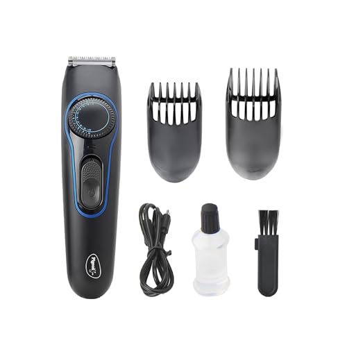 Pigeon Strike Battery Powered Beard Trimmer for Men| 40 Length settings| Stainless Steel Blade| USB C type Charging| 2 HR runtime| 2 HR charge time | 2 Years Warranty