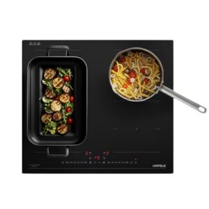 Hafele Nero 60cm Built-in Induction Hob | 7200W | Flex Zones | Slider Touch Control | Power Boost | 4 Zones