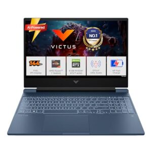 HP Smartchoice Victus, AMD Ryzen 7 7445HS, 6GB RTX 4050, 16GB DDR5(Upgradeable) 512GB SSD, 144Hz, IPS, 300 nits, 15.6”/39.6cm, Win11, Office24, Blue, 2.29kg, fb3130AX, Xbox Gamepass*, Gaming Laptop