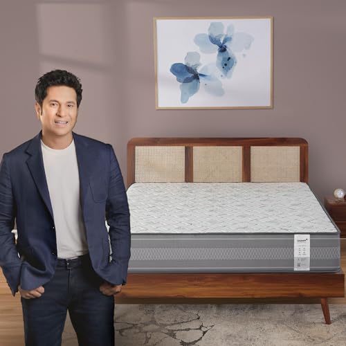 Livpure Smart Ortho CURVX Memory Foam HR Foam Orthopedic Mattress |Medium Firm with Back Support|5D SleepTech Crafted Zones|Premium Quilted Neon Fabric | 10 Year Warranty |Single Size Bed 36x72x8 Inch
