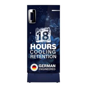 Bosch 187 L, 4 star, Direct-Cool Single Door Refrigerator | 18 Hrs Cooling Retention | 2.5X Faster Cooling | Spacious Multi Box | XL Dry Storage | SuperFreeze (2026 model, CST18B24VI, Sevian Blue)