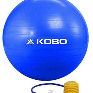Kobo Gym Ball Anti Burst with Foot Pump (Imported)
