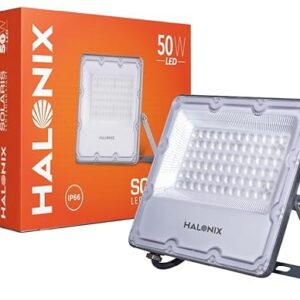 Halonix Aluminium 50W Waterproof Outdoor led Flood Light|Halogen Light, Focus Light for Garage, Parking, Shop -(Cool White)-Pack of 1|Short Circuit & Surge Protection.