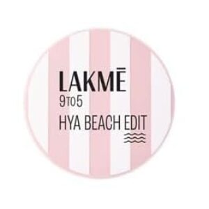 Lakme 9to5 Hya Matte, Beach Edit Cushion Foundation, N340-Neutral Almond, Matte Finish, Buildable Coverage, SPF 40, 12 gm