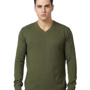 AWG ALL WEATHER GEAR Men’s Woolen V-Neck Full Sleeve Sweater