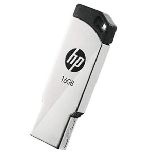 HP v236w 16GB USB 2.0 Pen Drive, Metal Silver
