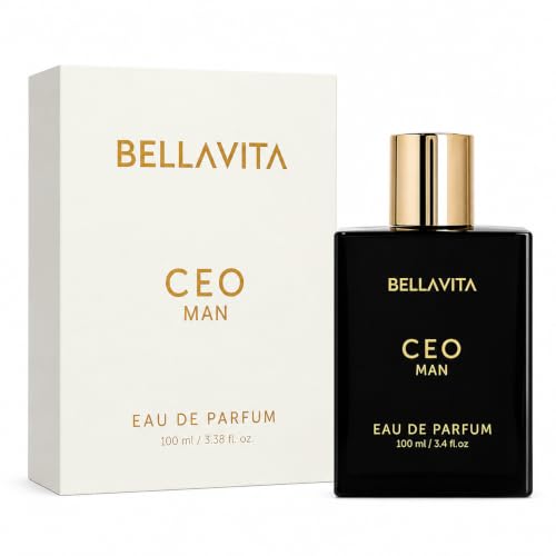 Bella Vita Luxury CEO Man | Long Lasting EDP 100ml | with Lemon, Lavender, Tonka, Mandarin & Vetiver | Premium Fragrance Perfume for Men | Ideal for Every Moment