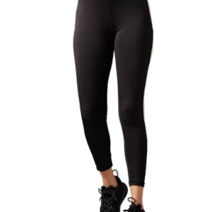Clovia Women’s Activewear Ankle Length Tights (AB0043H13_Black_L)