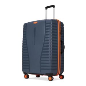 Aristocrat Airpro Max 8-Wheel Large, Hard Case Trolley Bag, Spanish Blue
