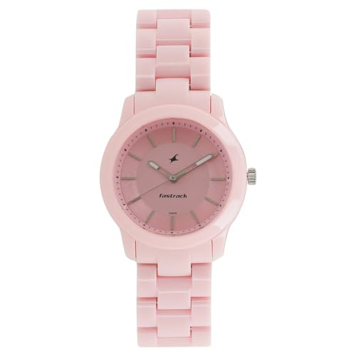 Fastrack Trendies Analog Pink Dial Women's Watch NM68006PP04/NN68006PP04