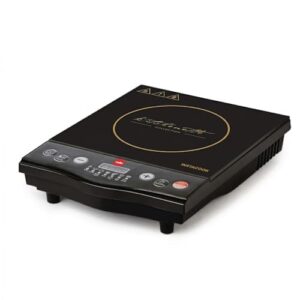CELLO Blazing Instacook Induction Cooktop Stove 1600 Watts Black | Safe & Reliable, Customized Preset Menu, 8 Stage Power Settings, Overheat Protection | For All Types of Utensils | 1 Year Warranty