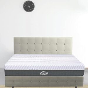 Centuary Mattresses Sleepables 6-Inch Double Size with Active Edge Support Antimicrobial Foam Rolled & Vaccumed Inner Spring Mattress (75x48x6)