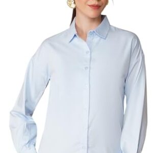 OOMPH! Full Sleeve Stylish Western Drop Shoulder Shirts for Women Regular fit Shirts for Woman