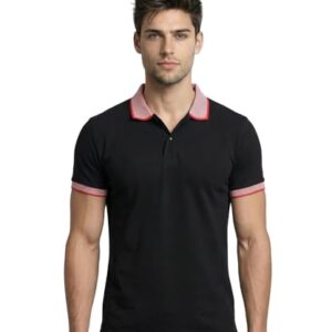 Scott International Men’s Cotton Polo T-Shirt | Regular Fit | Breathable & Soft Fabric | Classic Collar with Button Placket | Casual & Office Wear | Summer Essential Polo Tee for Men