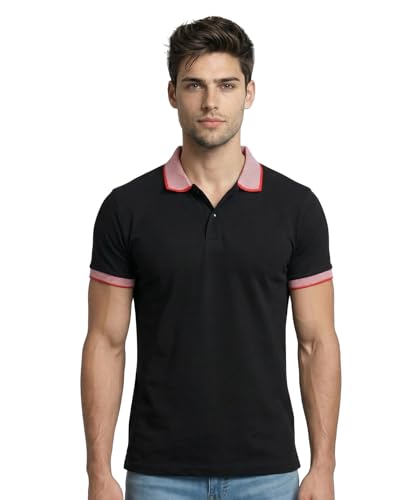 Scott International Men’s Cotton Polo T-Shirt | Regular Fit | Breathable & Soft Fabric | Classic Collar with Button Placket | Casual & Office Wear | Summer Essential Polo Tee for Men