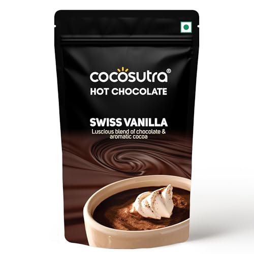 Cocosutra Swiss Vanilla Drinking Chocolate Mix, 100g