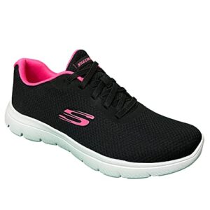 Skechers Women Summits Sneakers (896199ID-BKHP_7) Black/HOT Pink