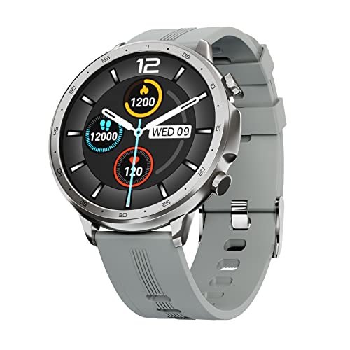 Maxx SX25 Pro Smart Watch 1.28-inch - Fitness Tracking, Bluetooth Call, Music Playback, IP67 Waterproof, VC32S Heart Rate Monitor, 100+ Sports Modes, Extended Battery Life (Grey)