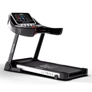Lifelong Treadmill for Home – 6 HP Peak Motorized Treadmill, 6 Level Manual Inclines, Max Speed 14 km/hr – Heart Rate Sensor, Bluetooth Speaker,10Inch Touch Screen, Fitshow App Max Weight 120Kg