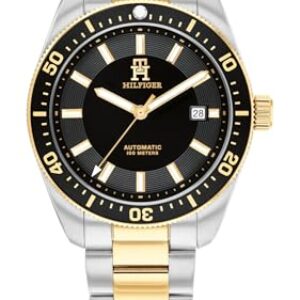 Tommy Hilfiger Men’s Automatic Two Tone Stainless Steel Watch